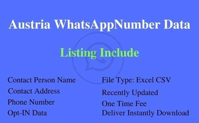 奥地利 WhatsApp 号码列表