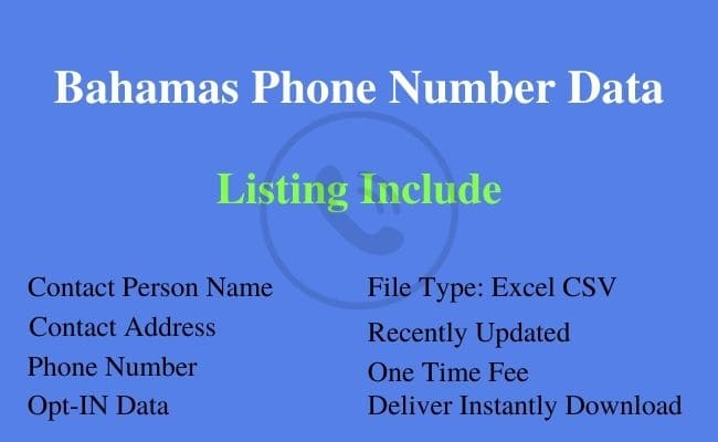 巴哈马 电话号码 列表