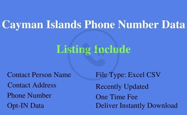 开曼群岛 电话号码 列表