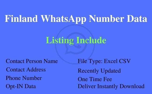 芬兰 WhatsApp 号码列表