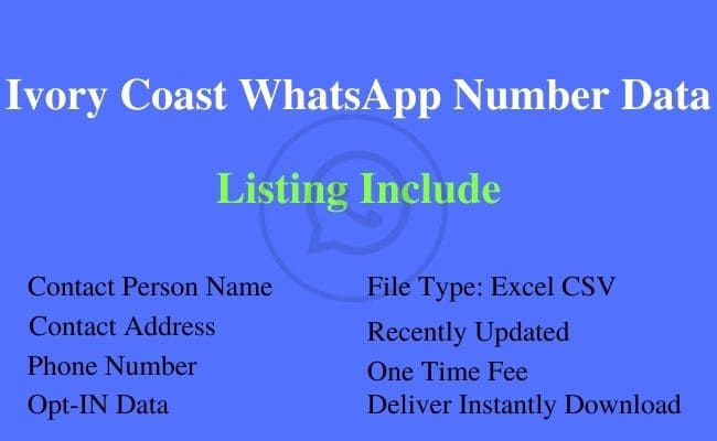 科特迪瓦 WhatsApp 号码列表