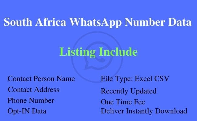 南非 WhatsApp 号码列表