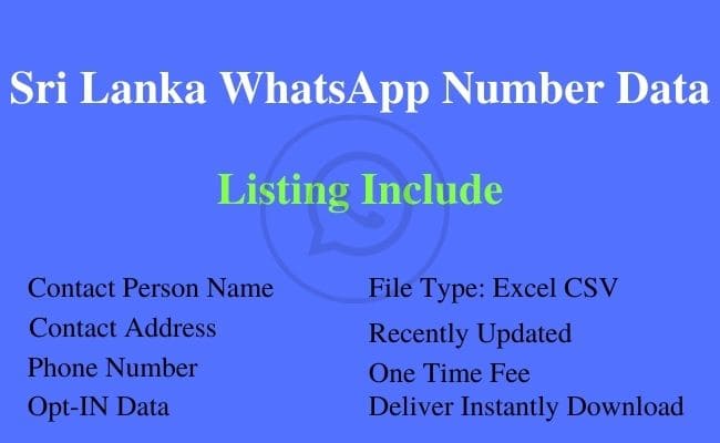 斯里兰卡 WhatsApp 号码列表