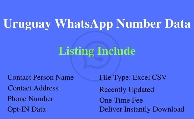 乌拉圭 WhatsApp 号码列表