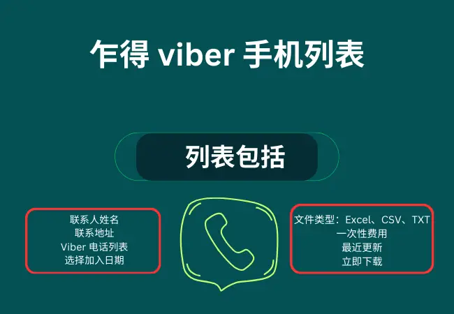 乍得 viber 手机列表