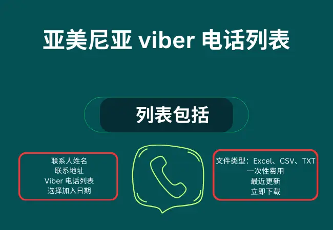 亚美尼亚 viber 电话列表