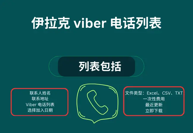 伊拉克 viber 电话列表