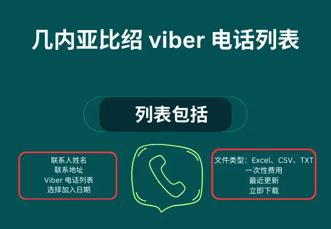 几内亚比绍 viber 电话列表