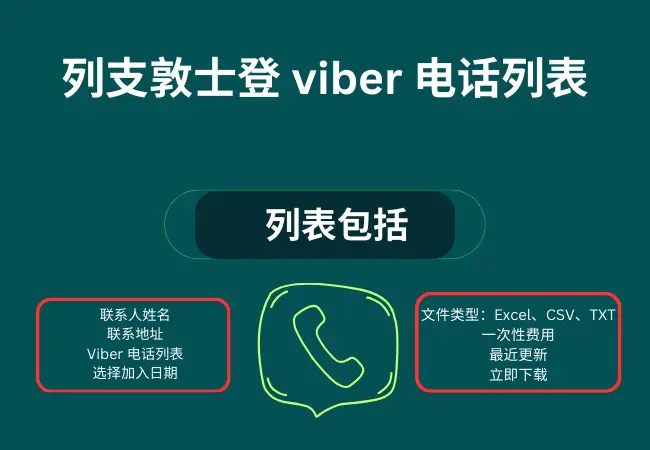 列支敦士登 viber 电话列表