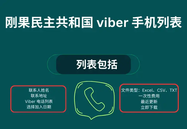 刚果民主共和国 viber 手机列表