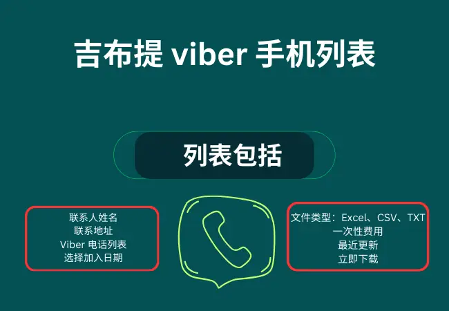 吉布提 viber 手机列表
