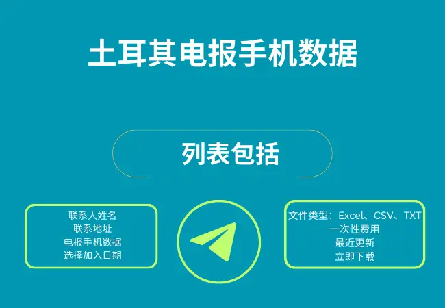 土耳其电报手机数据