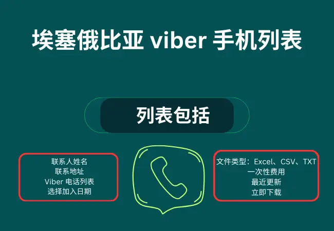 埃塞俄比亚 viber 手机列表