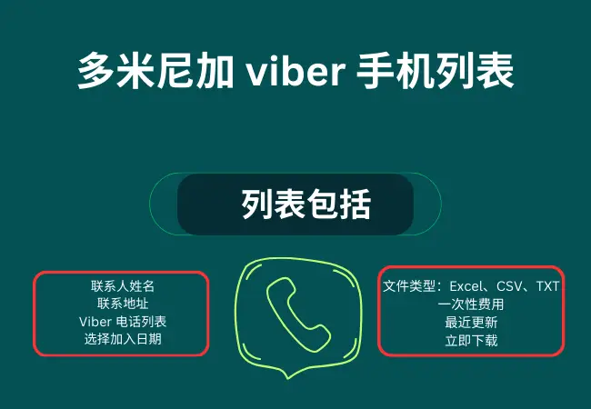 多米尼加 viber 手机列表