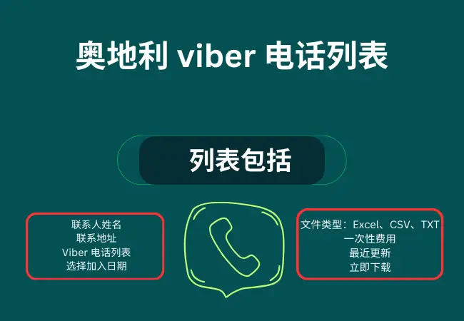 奥地利 viber 电话列表