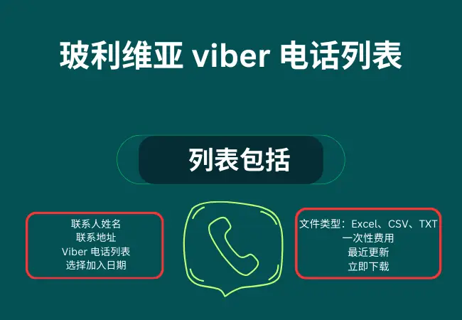 玻利维亚 viber 电话列表