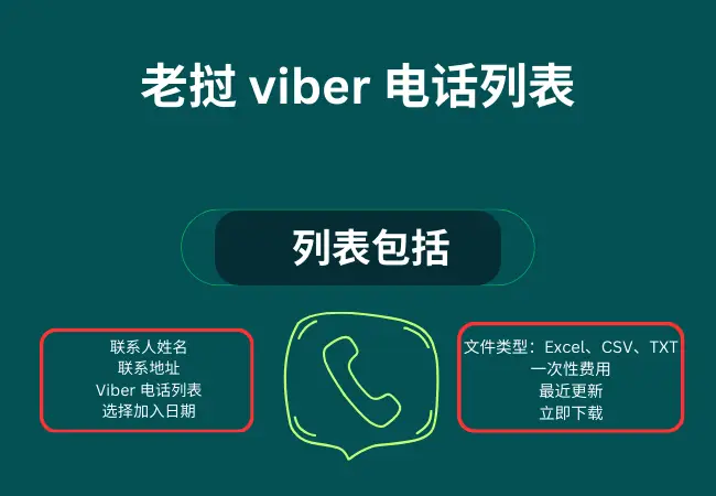 老挝 viber 电话列表
